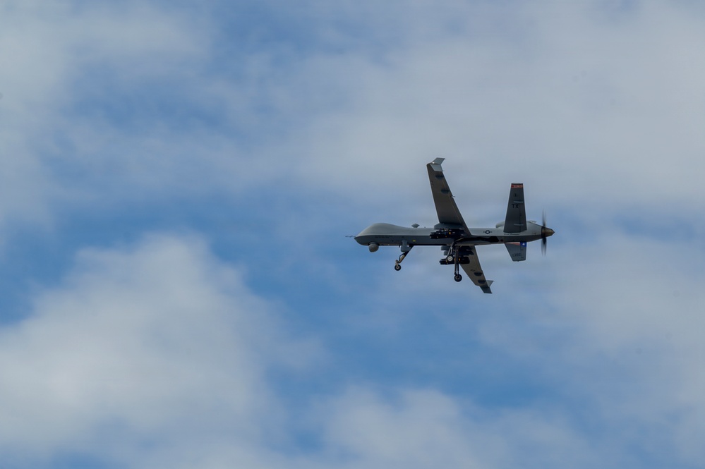 MQ-9 Reaper Takes Off During Sentry South 26-2