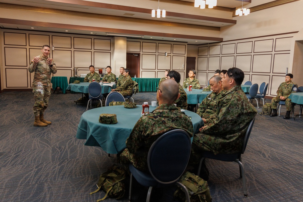 US Army Japan and Japan Ground Self-Defense Reservists conduct bilateral exchange