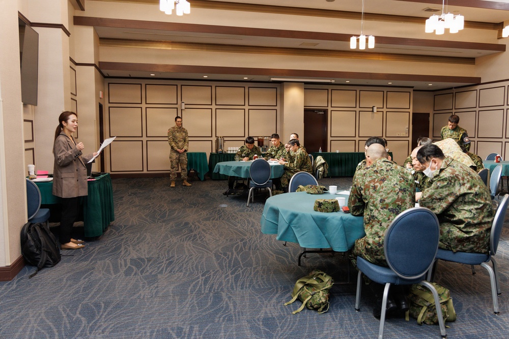 US Army Japan and Japan Ground Self-Defense Reservists conduct bilateral exchange