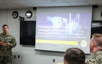 Marines participate in Advanced Radio Frequency Intelligence Operators Course