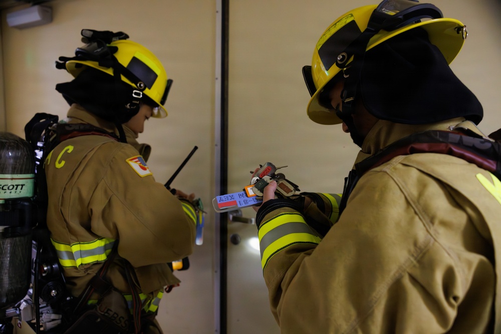 MCIPAC Firefighters participate in bilateral HAZMAT response exercise