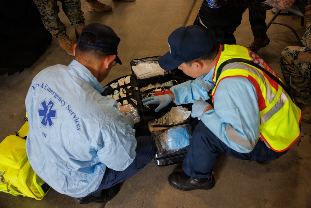 MCIPAC Firefighters participate in bilateral HAZMAT response exercise