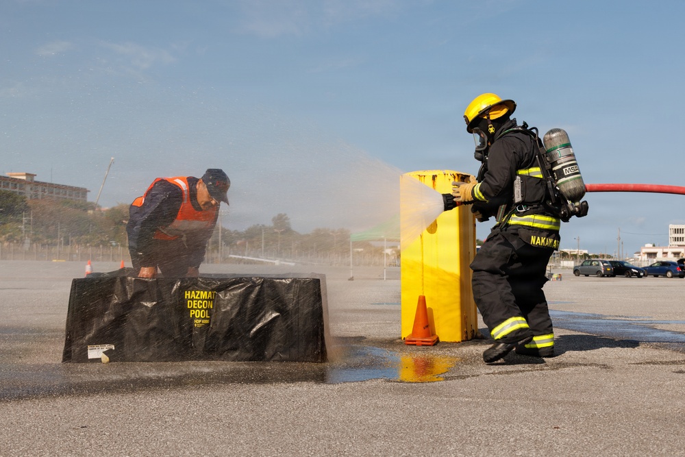 MCIPAC Firefighters participate in bilateral HAZMAT response exercise