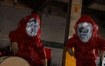 MCIPAC F&amp;ES host a bilateral HAZMAT exercise with USAG F&amp;ES and Naha FD
