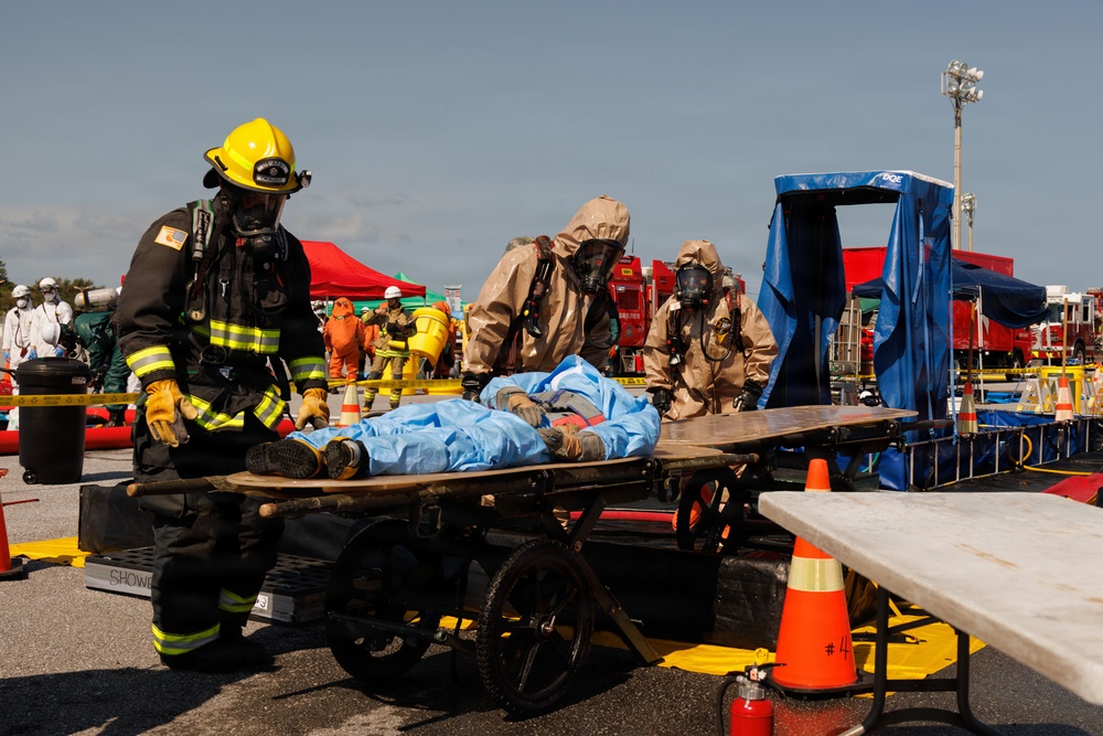 MCIPAC Firefighters participate in bilateral HAZMAT response exercise