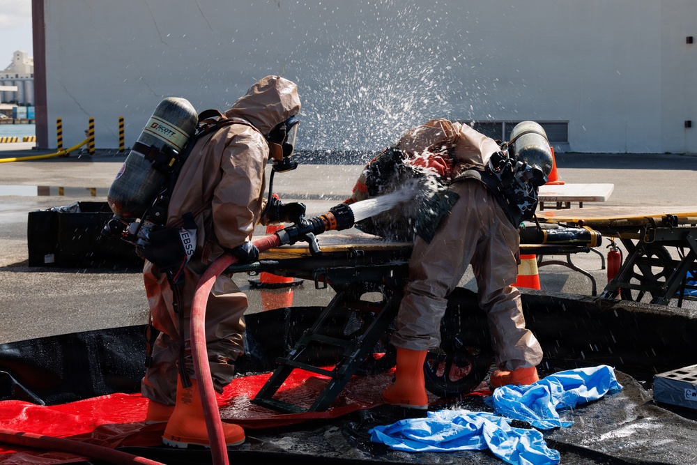 MCIPAC Firefighters participate in bilateral HAZMAT response exercise