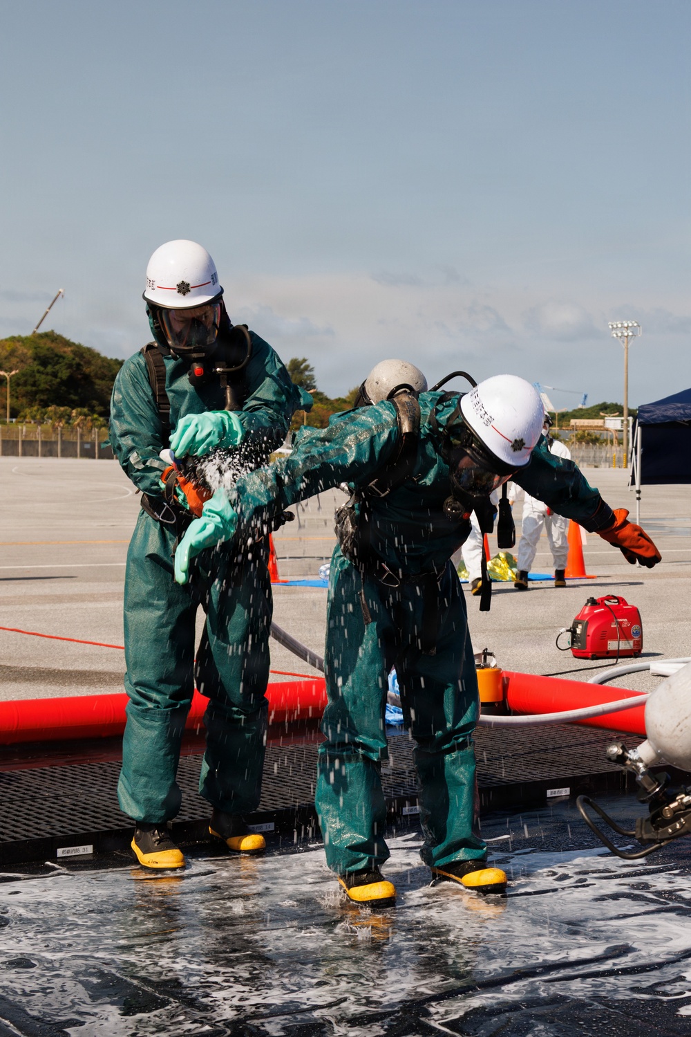 MCIPAC Firefighters participate in bilateral HAZMAT response exercise