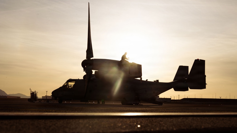 31st MEU | VMM 265 conducts a bilateral fly over exercise