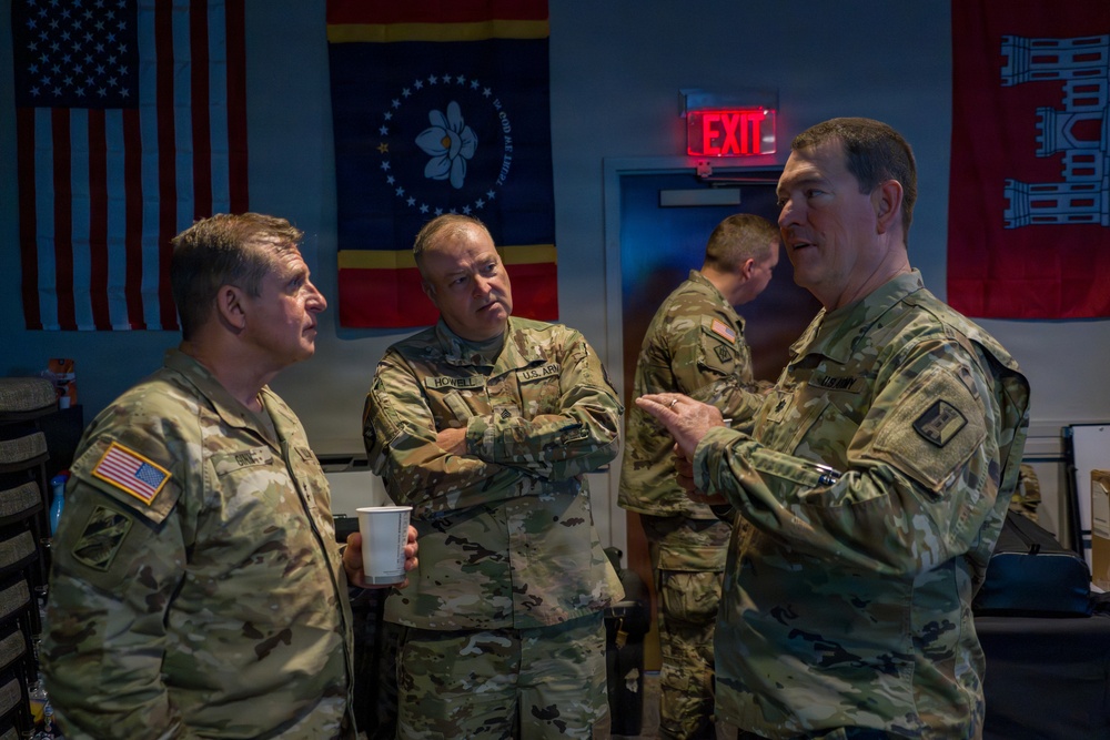 Mississippi National Guard Adjutant General visits service members in Washington, D.C.