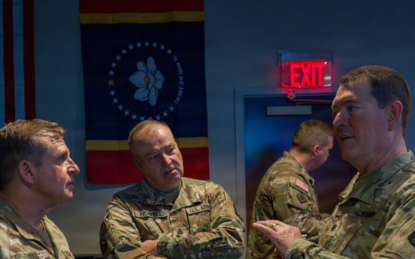 Mississippi National Guard Adjutant General visits service members in Washington, D.C.