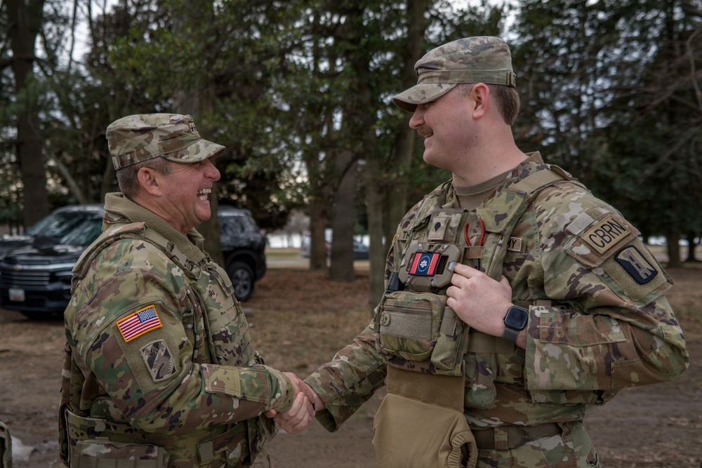 Mississippi National Guard Adjutant General visits service members in Washington, D.C.