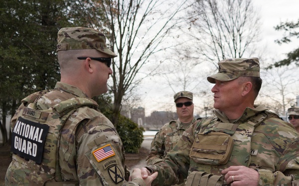 Mississippi National Guard senior enlisted leader visits service members in Washington, D.C.