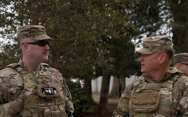 Mississippi National Guard senior enlisted leader visits service members in Washington, D.C.