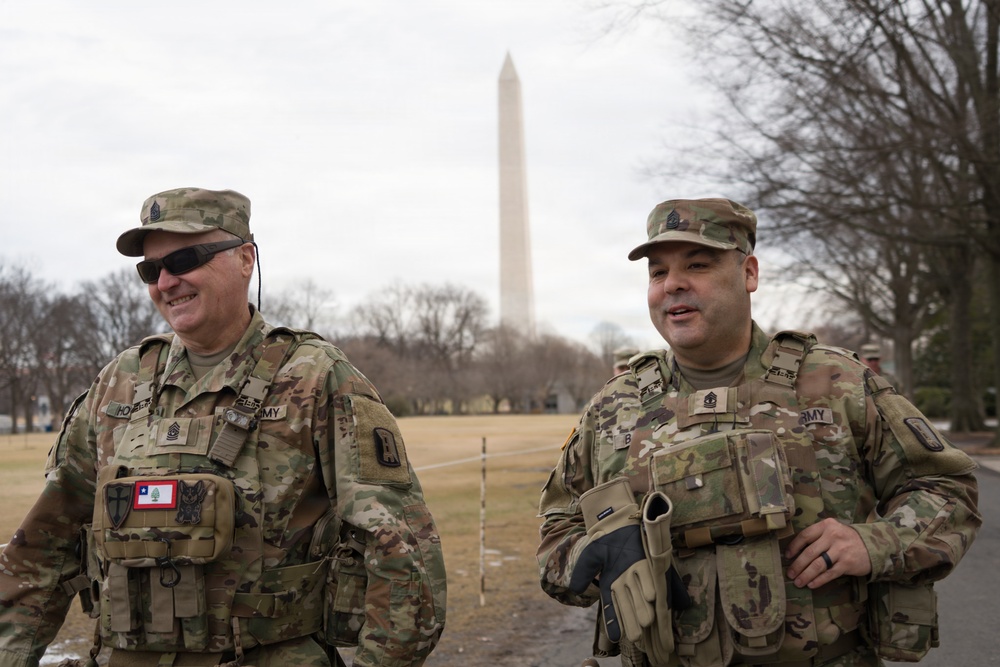 Mississippi National Guard Adjutant General visits service members in Washington, D.C.