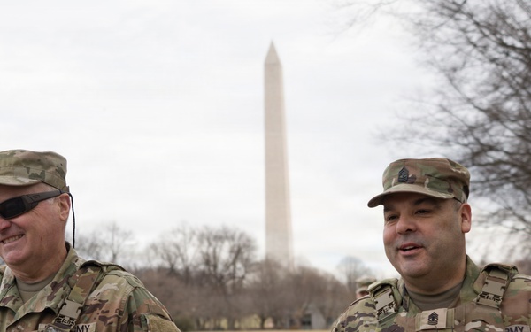 Mississippi National Guard Adjutant General visits service members in Washington, D.C.