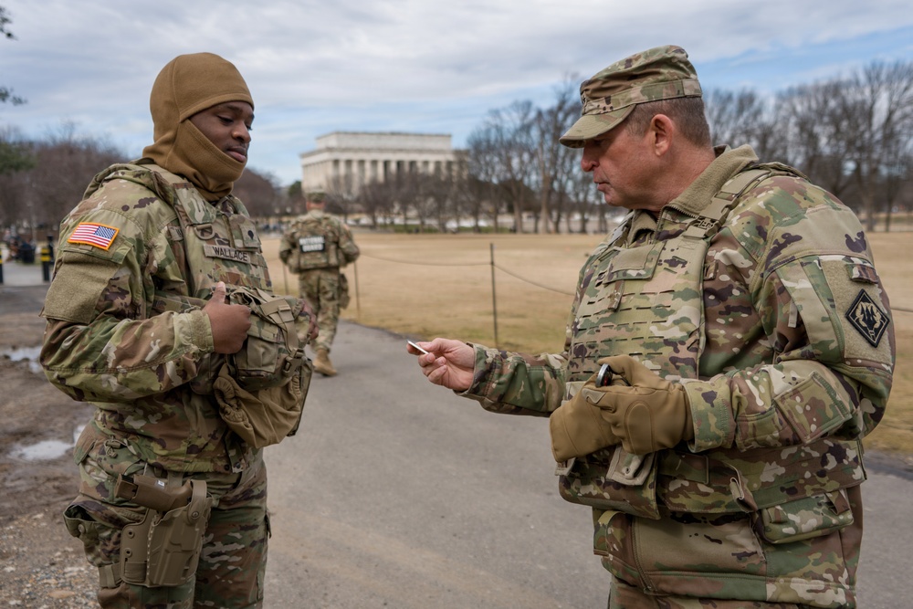Mississippi National Guard Adjutant General visits service members in Washington, D.C.