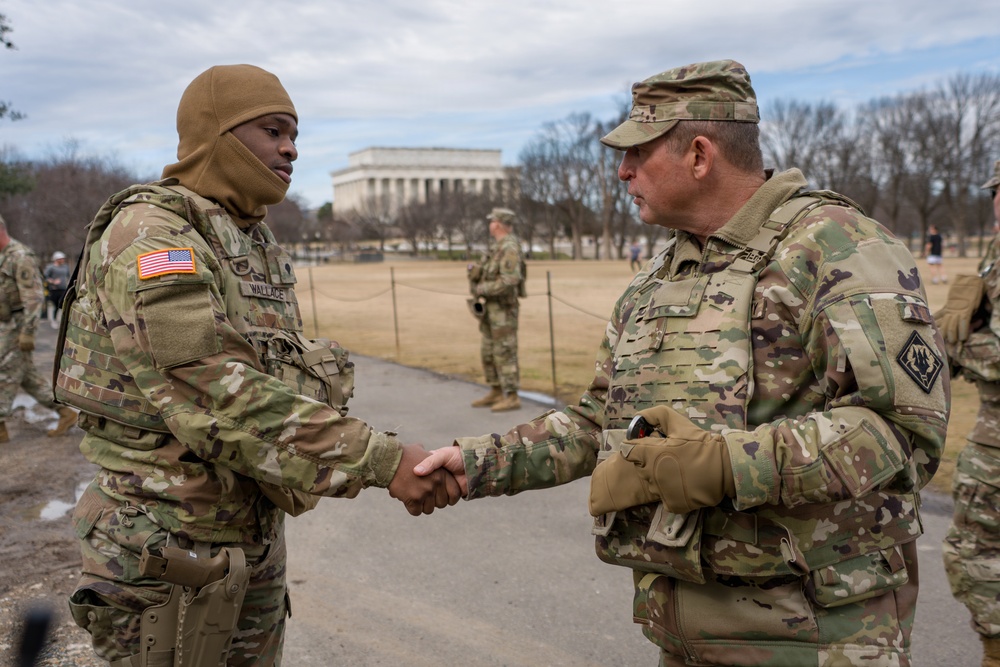 Mississippi National Guard Adjutant General visits service members in Washington, D.C.