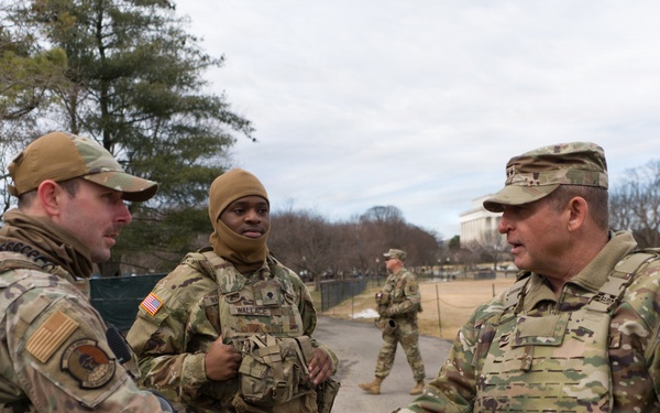 Mississippi National Guard Adjutant General visits service members in Washington, D.C.