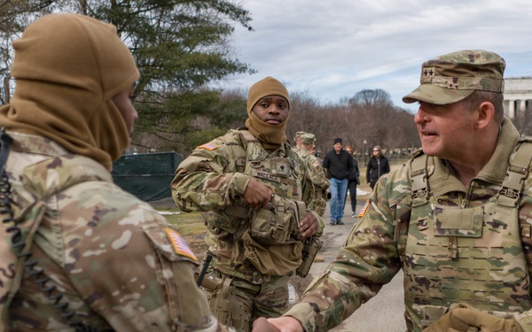 Mississippi National Guard Adjutant General visits service members in Washington, D.C.