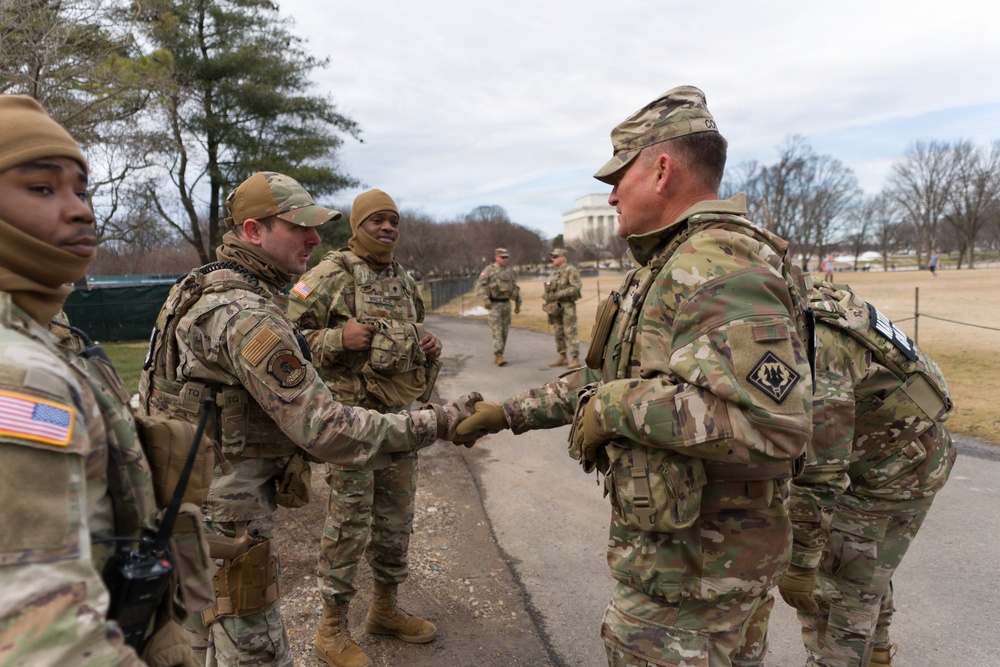 Mississippi National Guard senior enlisted leader visits service members in Washington, D.C.