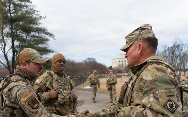 Mississippi National Guard senior enlisted leader visits service members in Washington, D.C.