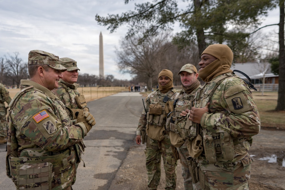 Mississippi National Guard Adjutant General visits service members in Washington, D.C.