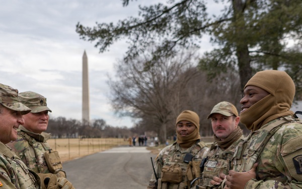 Mississippi National Guard Adjutant General visits service members in Washington, D.C.
