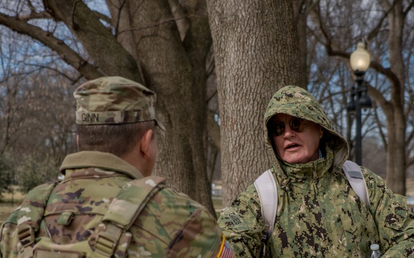 Mississippi National Guard Adjutant General visits service members in Washington, D.C.