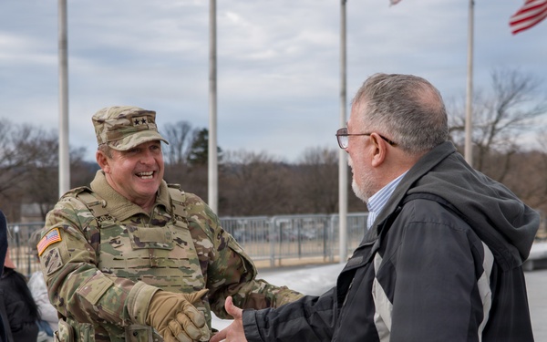 Mississippi National Guard Adjutant General visits service members in Washington, D.C.