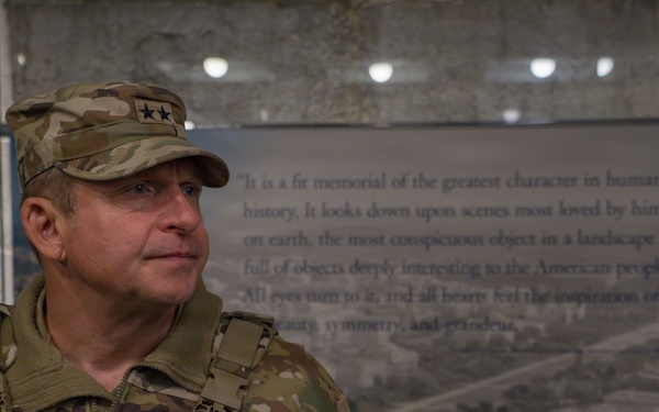 Mississippi National Guard Adjutant General visits service members in Washington, D.C.