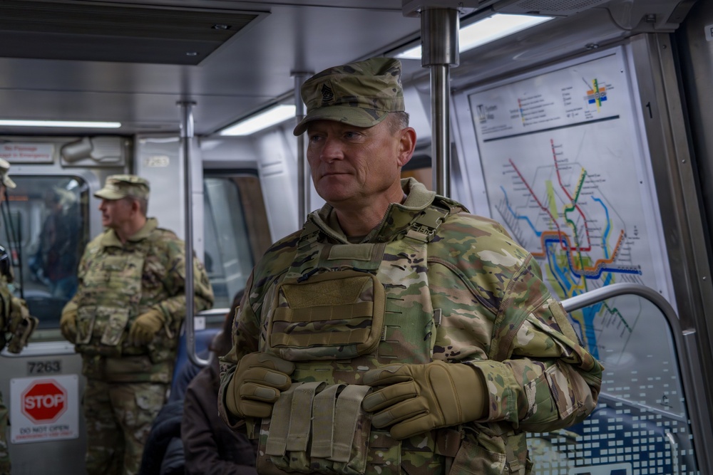 Mississippi National Guard senior enlisted leader visits Joint Task Force Magnolia in Washington, D.C.