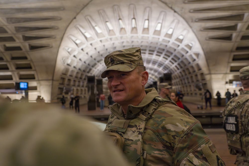 Mississippi National Guard senior enlisted leader visits Joint Task Force Magnolia in Washington, D.C.