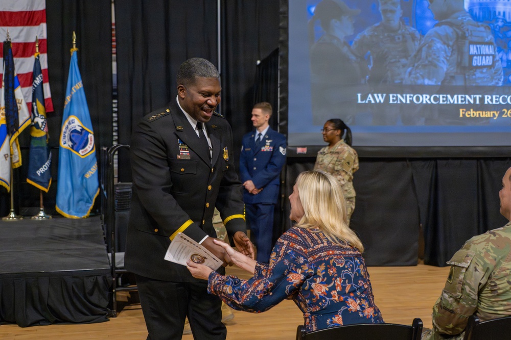 D.C. National Guard hosts a Law Enforcement Recognition Ceremony