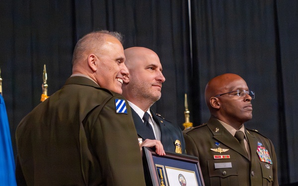 Amtrak Police Department Officers awarded as D.C. National Guard hosts a Law Enforcement Recognition Ceremony