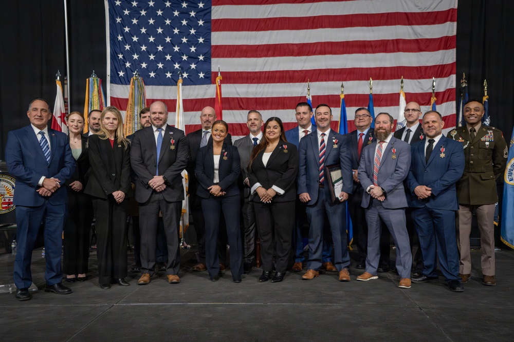 Members of law enforcement awarded as D.C. National Guard hosts a Law Enforcement Recognition Ceremony