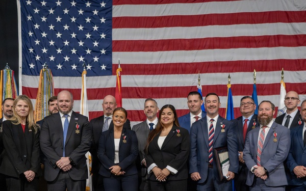Members of law enforcement awarded as D.C. National Guard hosts a Law Enforcement Recognition Ceremony