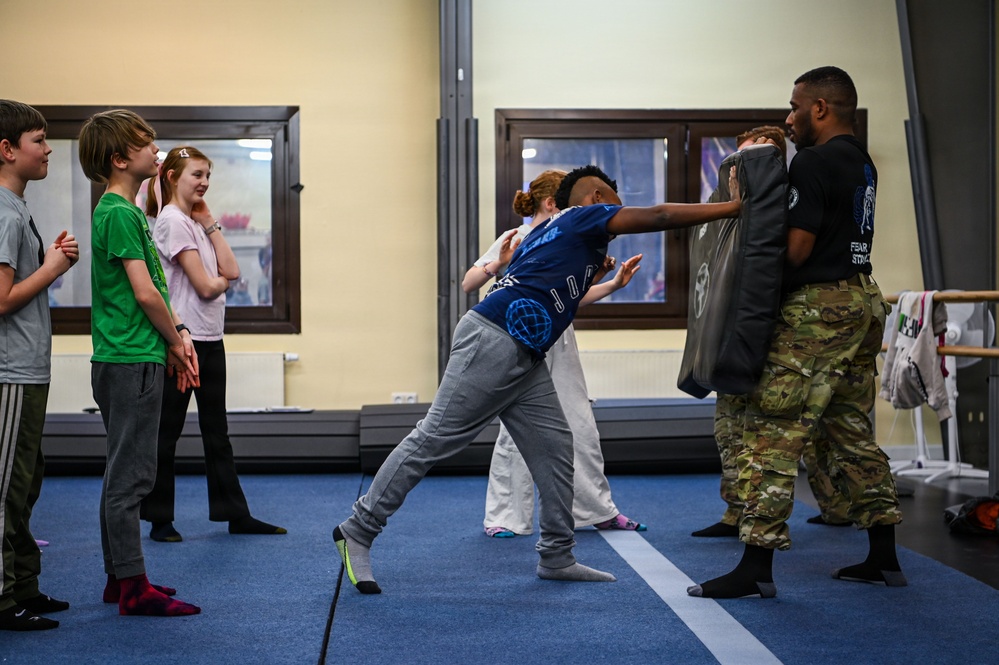 Spangdahlem Youth Learn Healthy Boundaries and Self-Defense