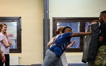 Spangdahlem Youth Learn Healthy Boundaries and Self-Defense