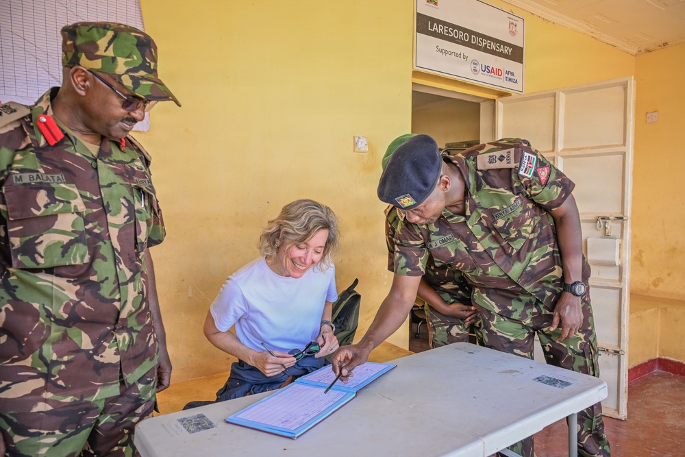 US Embassy leader observes multinational medical mission in Northern Kenya