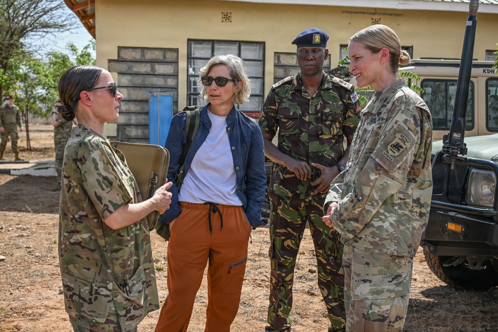 US Embassy leader observes multinational medical mission in Northern Kenya