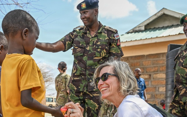 US Embassy leader observes multinational medical mission in Northern Kenya