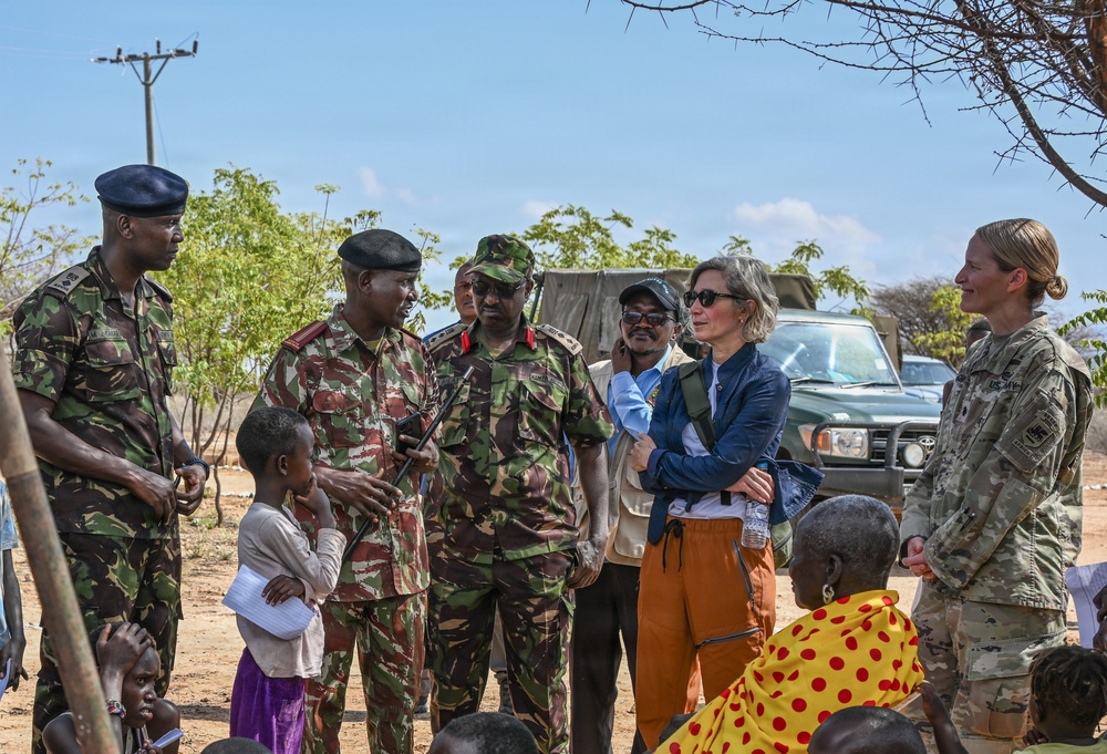 US Embassy leader observes multinational medical mission in Northern Kenya