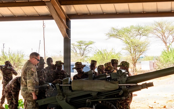 US, KDF conduct FCAT on 105mm Howitzers during Justified Accord 2026