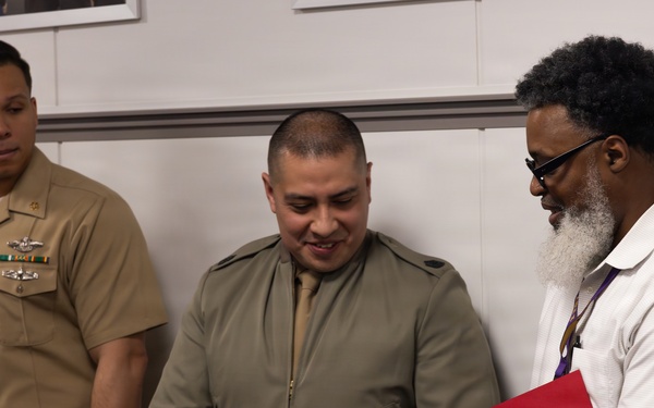 Award presentation for Security Coordinator of the Year