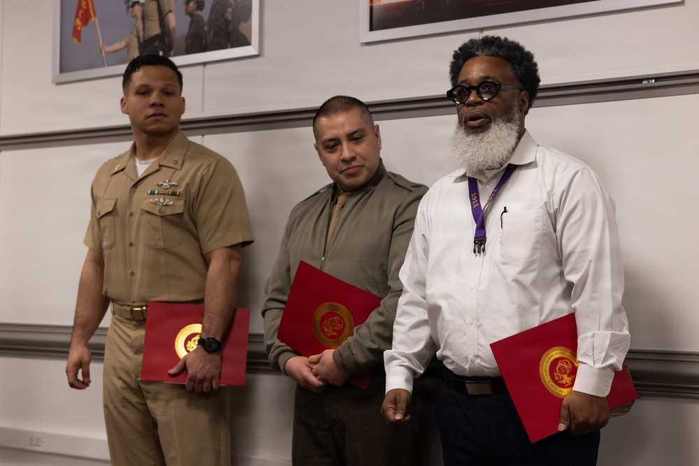 Award presentation for Security Coordinator of the Year