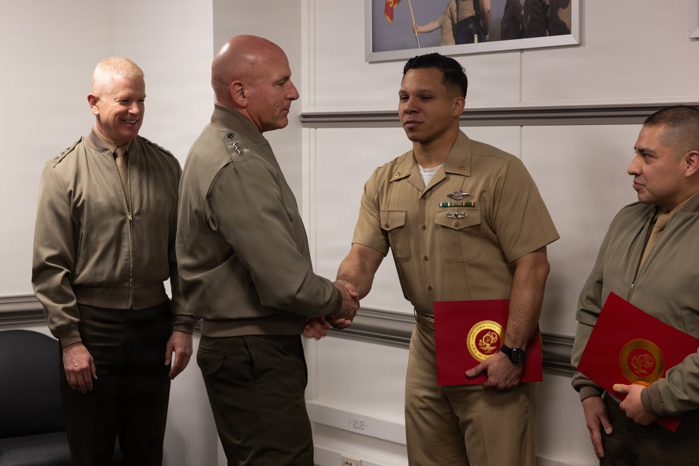 Award presentation for Security Coordinator of the Year