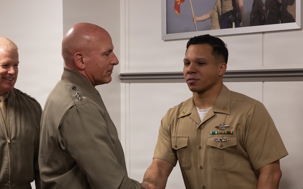 Award presentation for Security Coordinator of the Year