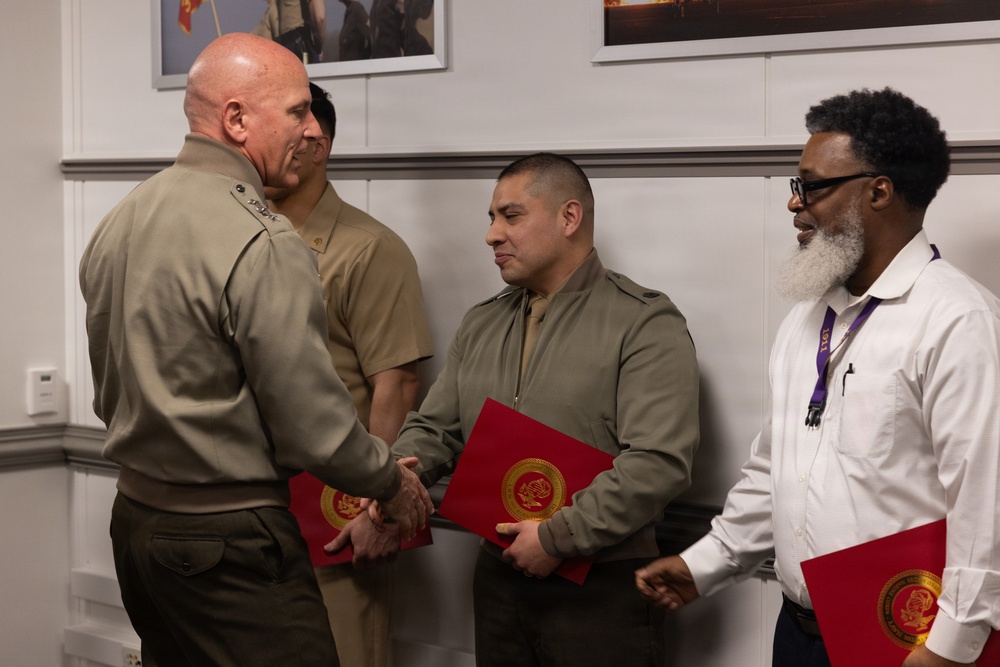 Award presentation for Security Coordinator of the Year