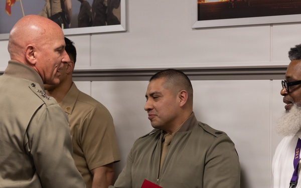 Award presentation for Security Coordinator of the Year