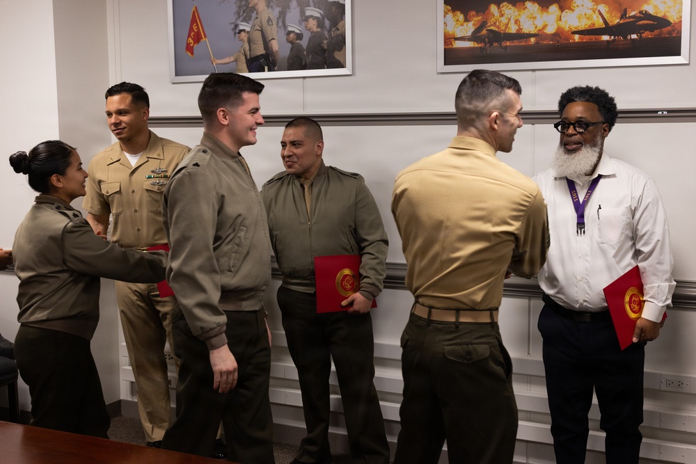 Award presentation for Security Coordinator of the Year